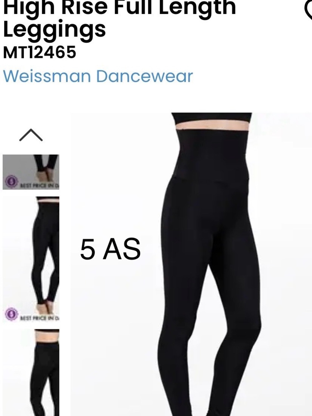 Black high waisted leggings